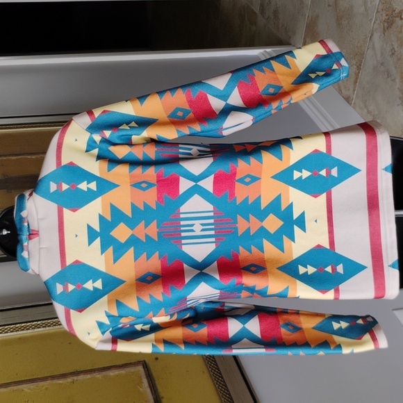 Misslook Aztec Design Cotton Knit Women's Jacket size small - Picture 3 of 8